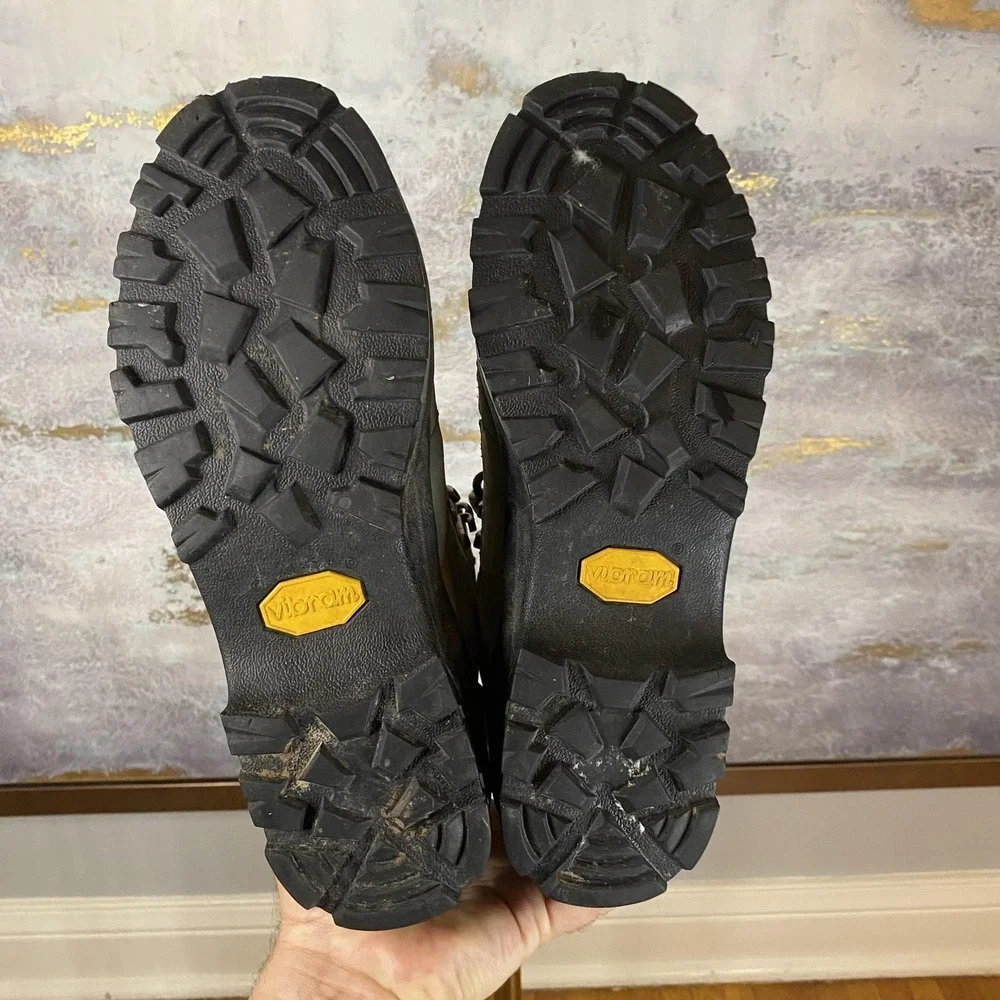 Montrail Boots Mens Size 10.5 Brown Nubuck Vibram Waterproof Hiking Snow Ankle